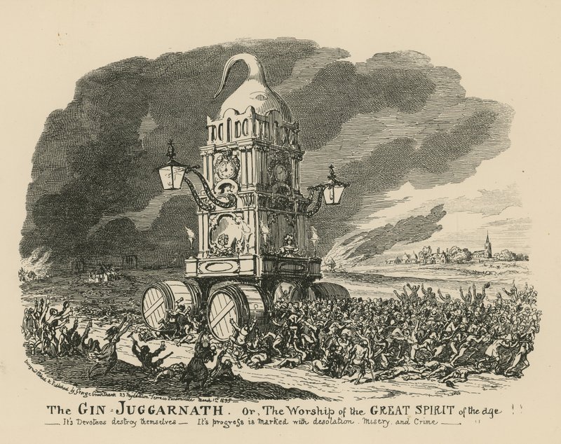 Gin Juggarnath autorstwa George Cruikshank