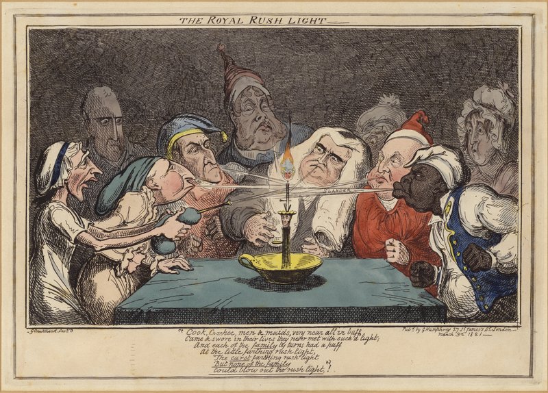 Światło Królewskiego Pośpiechu autorstwa George Cruikshank