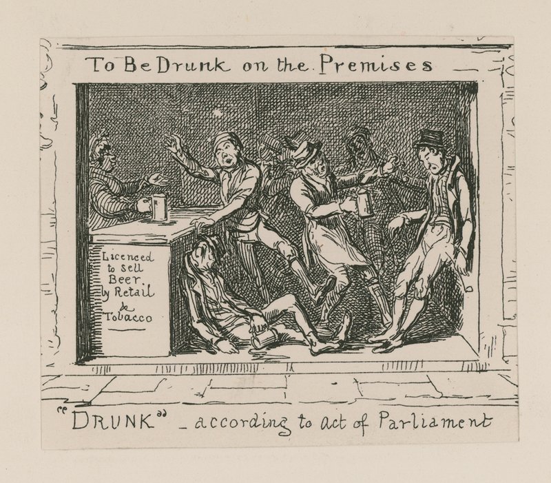 Do picia na miejscu autorstwa George Cruikshank