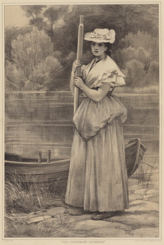 Córka przewoźnika autorstwa George Dunlop Leslie