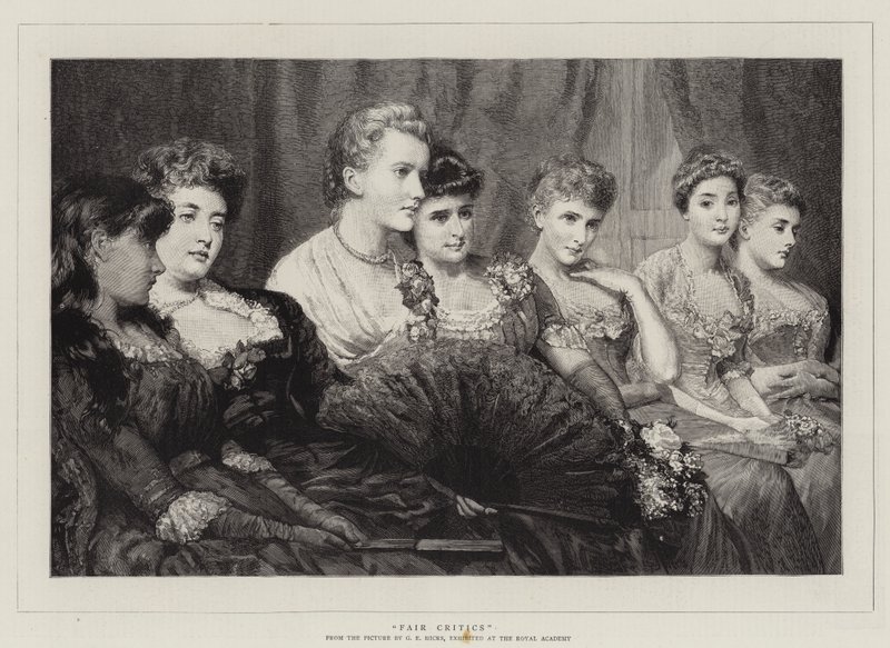 Uczciwi krytycy autorstwa George Elgar Hicks