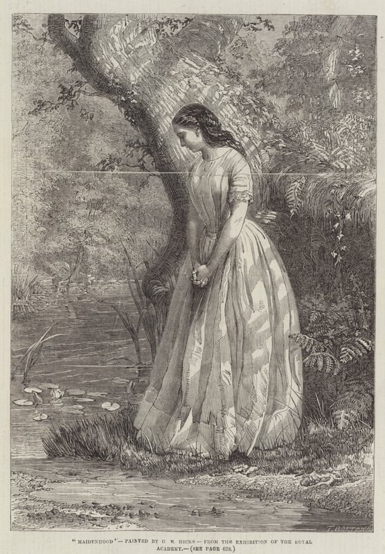Dziewictwo autorstwa George Elgar Hicks