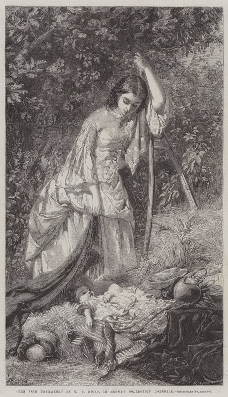 The Fair Haymaker autorstwa George Elgar Hicks