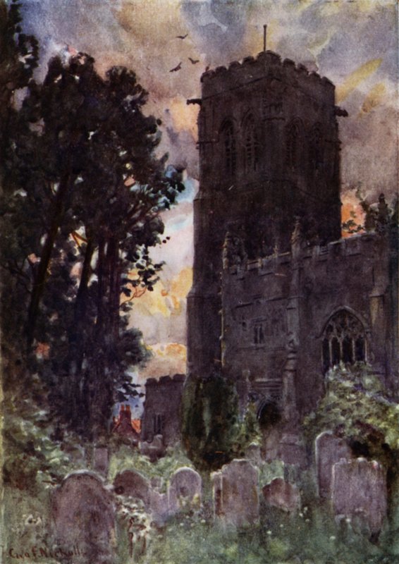 Kościół Liskeard (kolor lito) autorstwa George Franck Nicholls