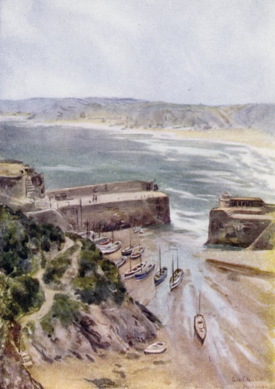 Newquay (kolor lito) autorstwa George Franck Nicholls