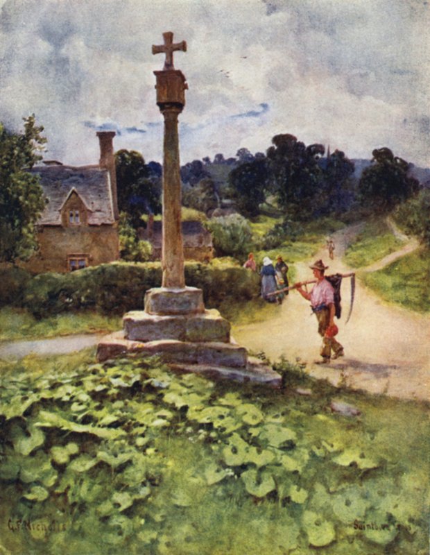 Krzyż Saintbury autorstwa George Franck Nicholls