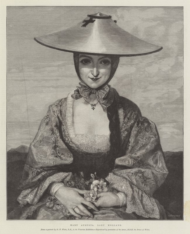 Maria Augusta, lady Holland autorstwa George Frederick Watts