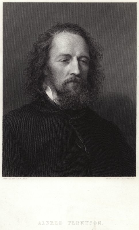 Portret Alfreda, Lorda Tennysona autorstwa George Frederick Watts