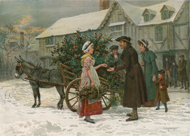 Święty Wózek autorstwa George Goodwin Kilburne