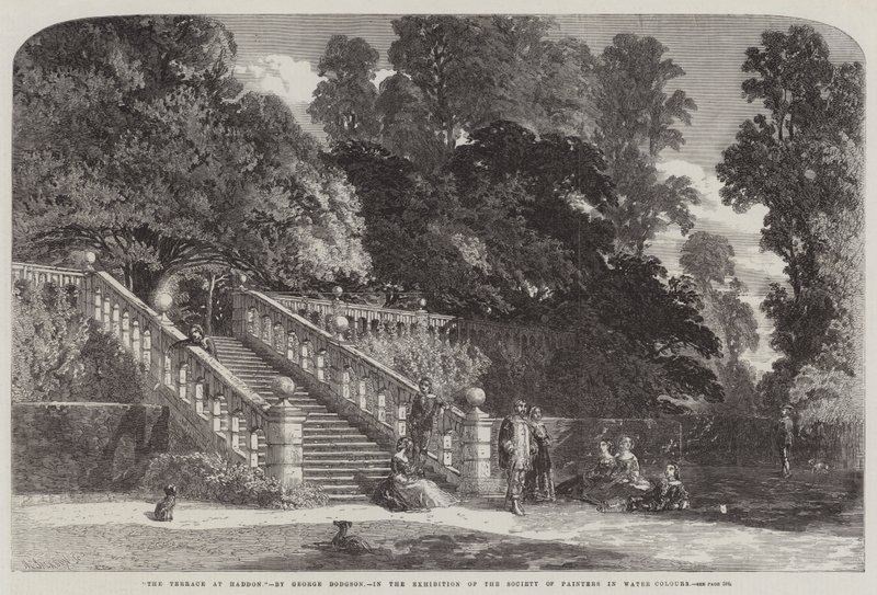 Taras w Haddon autorstwa George Haydock Dodgson