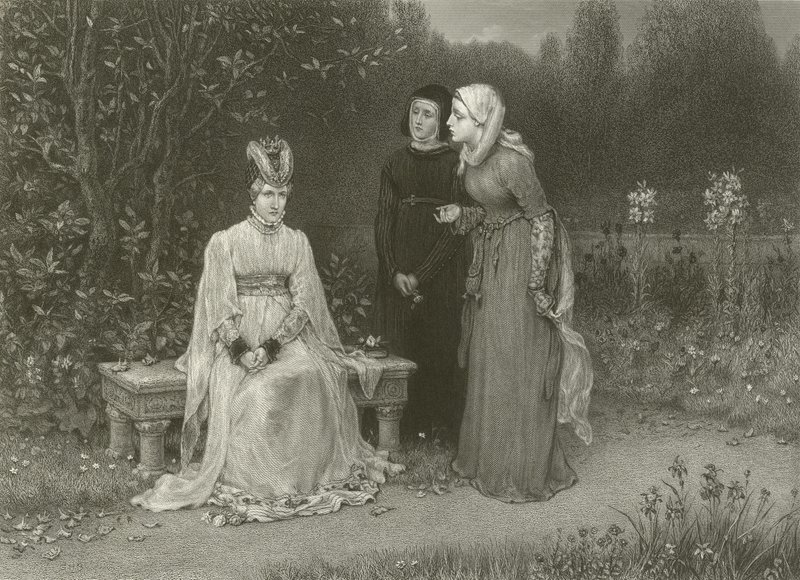Królowa Izabela i jej Damy autorstwa George Henry Boughton