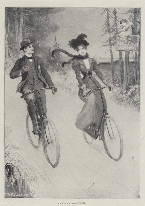 Spin w Walentynki autorstwa George Henry Edwards
