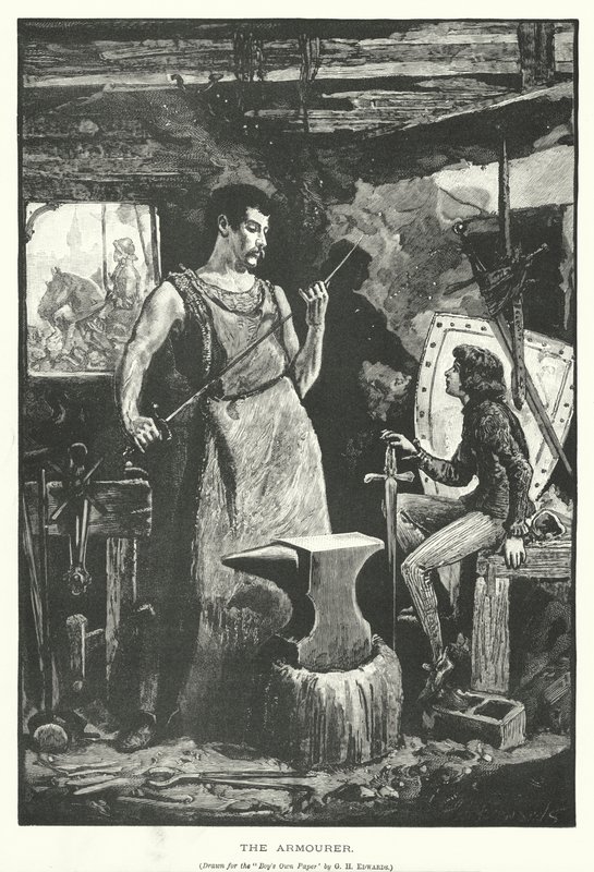 Płatnerz (grafika) autorstwa George Henry Edwards