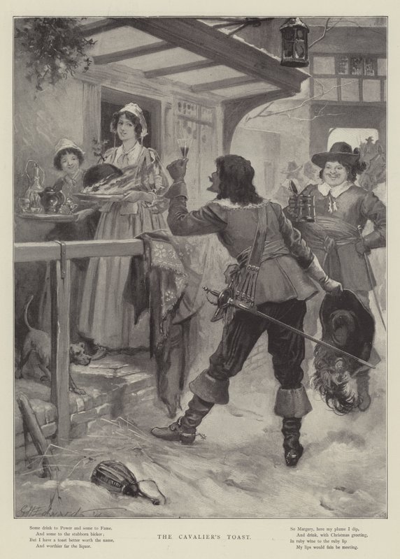 Toast Kawalera autorstwa George Henry Edwards