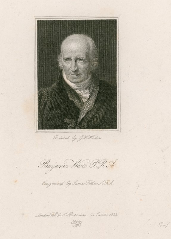 Benjamin Zachód autorstwa George Henry Harlow