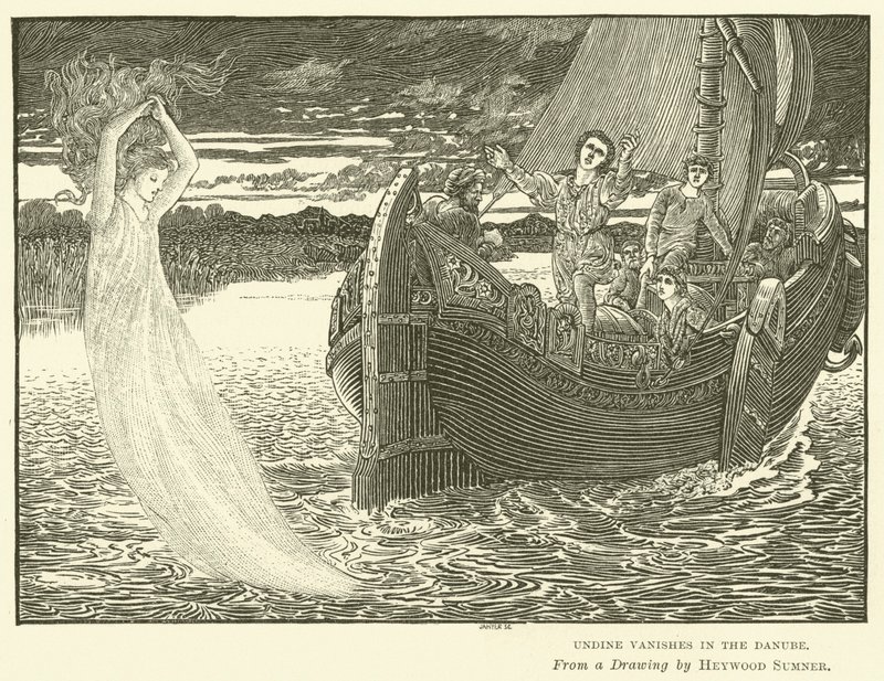 Undine znika w Dunaju autorstwa George Heywood Maunoir Sumner