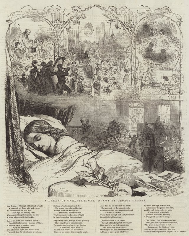 Sen dwunastej nocy autorstwa George Housman Thomas