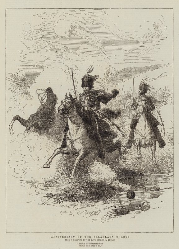 Rocznica Szarży Balaklava autorstwa George Housman Thomas