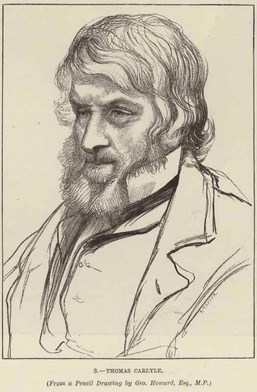 Portret Thomasa Carlylea autorstwa George Howard