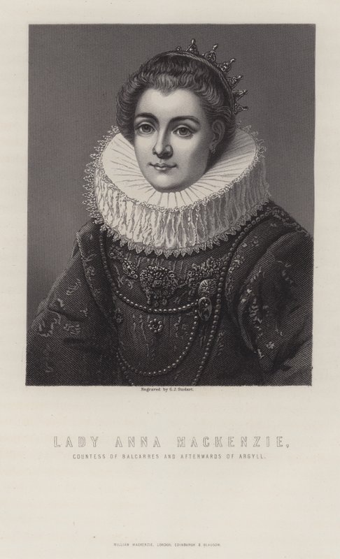 Lady Anna Mackenzie, hrabina Balcarres, a następnie Argyll autorstwa George J. Stodart