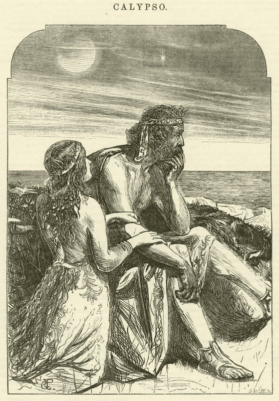 Calypso (grawerowanie) autorstwa George John Pinwell