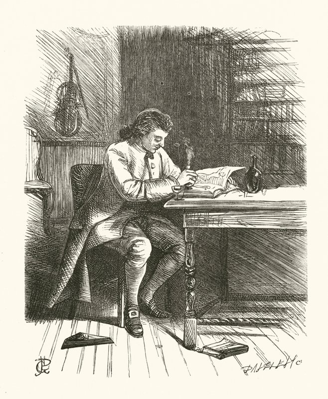 Ilustracja do nowego porównania, w stylu jerzyka (rycina) autorstwa George John Pinwell