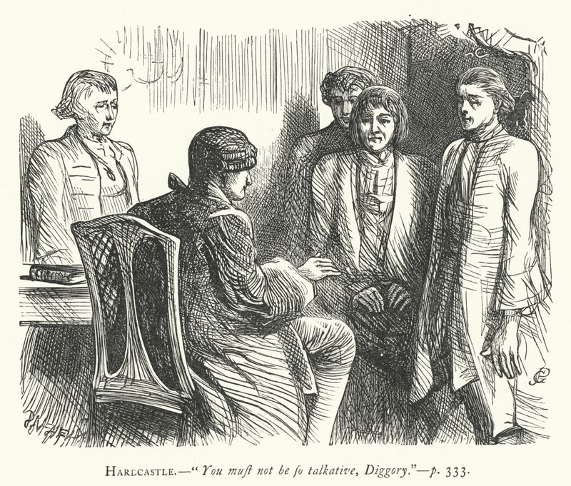 Ilustracja do She Stoops To Conquer (rycina) autorstwa George John Pinwell