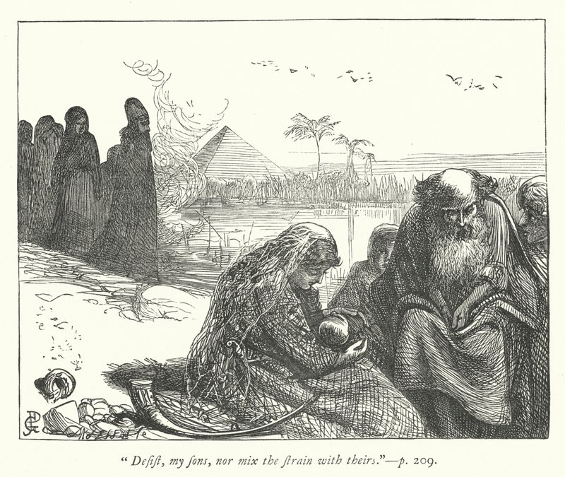 Ilustracja do niewoli (rycina) autorstwa George John Pinwell