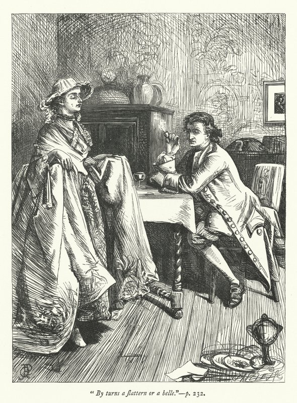 Ilustracja do Podwójnej Transformacji (rycina) autorstwa George John Pinwell