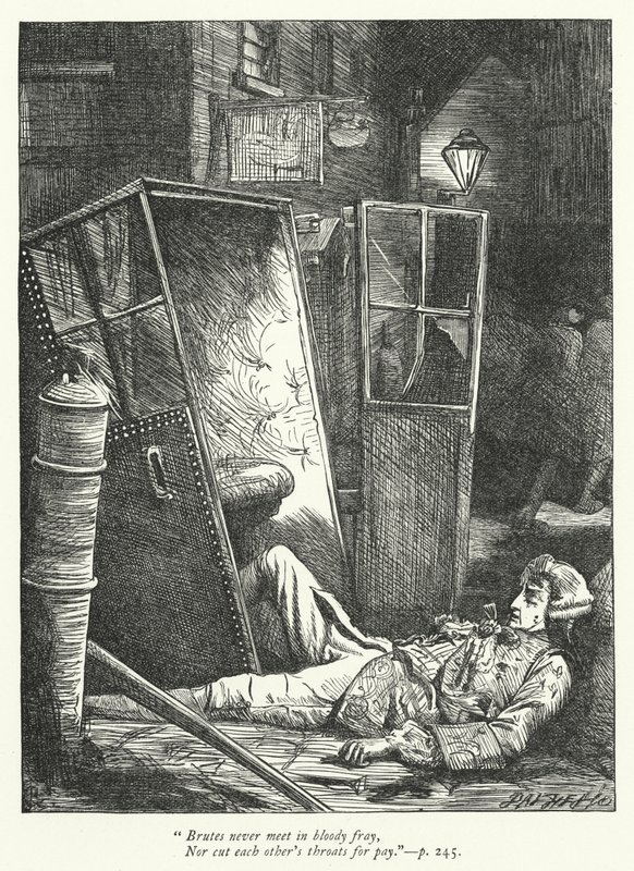 Ilustracja do The Logicians obalone (rycina) autorstwa George John Pinwell