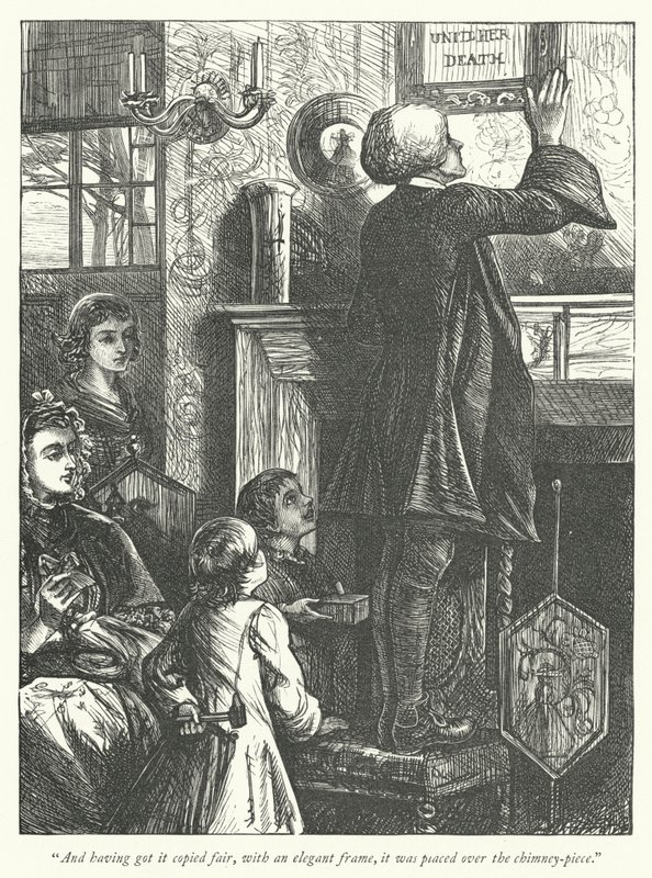 Ilustracja do Wikariusza z Wakefield (grafika) autorstwa George John Pinwell