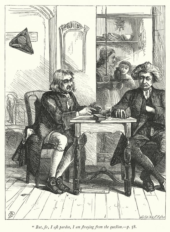 Ilustracja do Wikariusza z Wakefield (grafika) autorstwa George John Pinwell