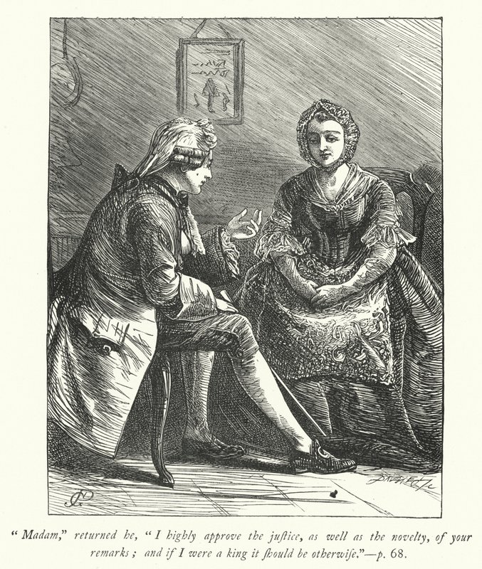 Ilustracja do Wikariusza z Wakefield (grafika) autorstwa George John Pinwell