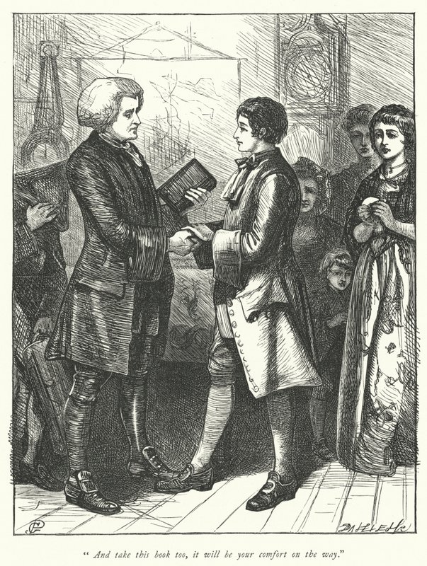 Ilustracja do Wikariusza z Wakefield (grafika) autorstwa George John Pinwell