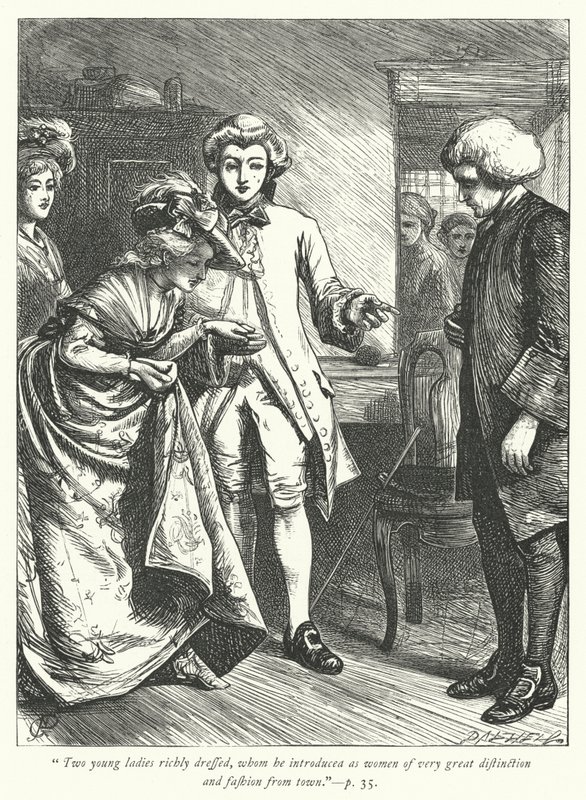 Ilustracja do Wikariusza z Wakefield (grafika) autorstwa George John Pinwell