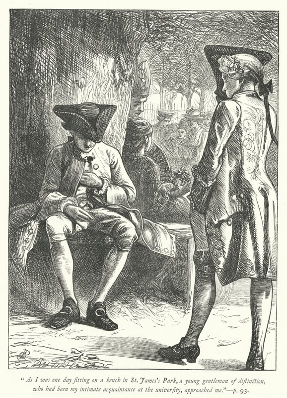 Ilustracja do Wikariusza z Wakefield (grafika) autorstwa George John Pinwell