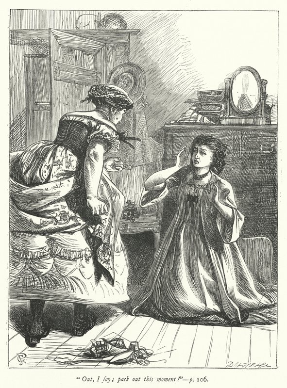 Ilustracja do Wikariusza z Wakefield (grafika) autorstwa George John Pinwell