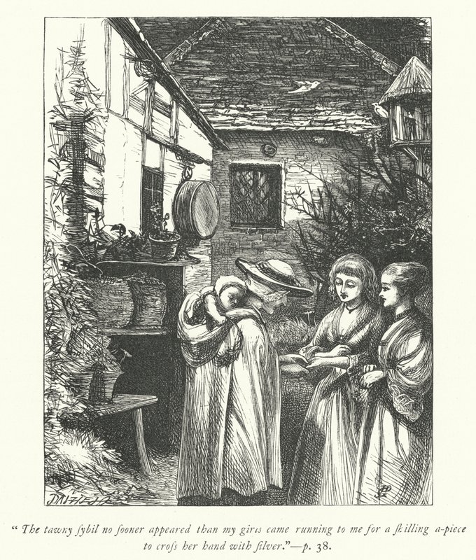 Ilustracja do Wikariusza z Wakefield (grafika) autorstwa George John Pinwell