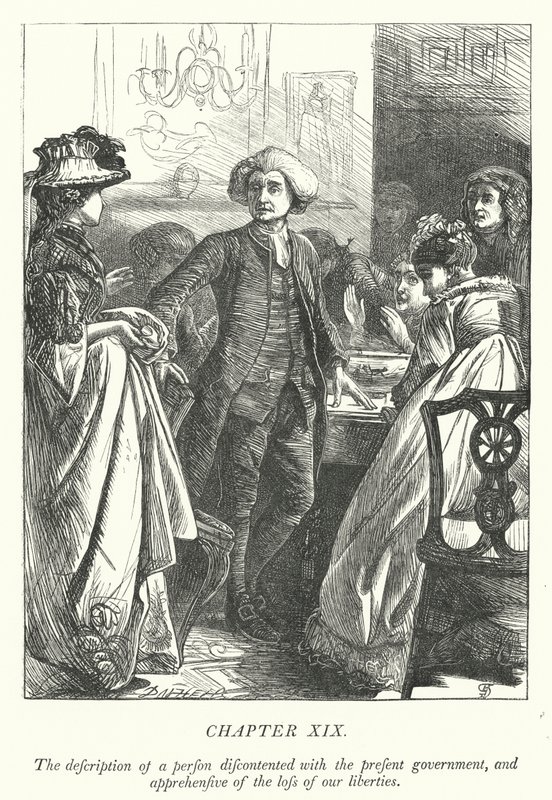 Ilustracja do Wikariusza z Wakefield (grafika) autorstwa George John Pinwell