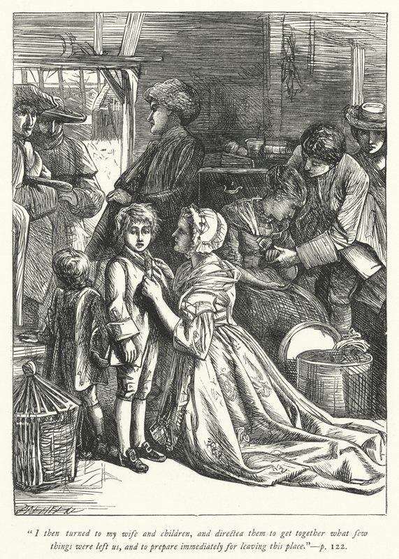 Ilustracja do Wikariusza z Wakefield (grafika) autorstwa George John Pinwell