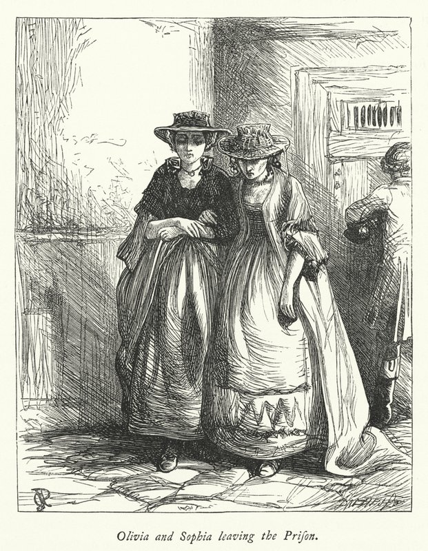 Ilustracja do Wikariusza z Wakefield (grafika) autorstwa George John Pinwell