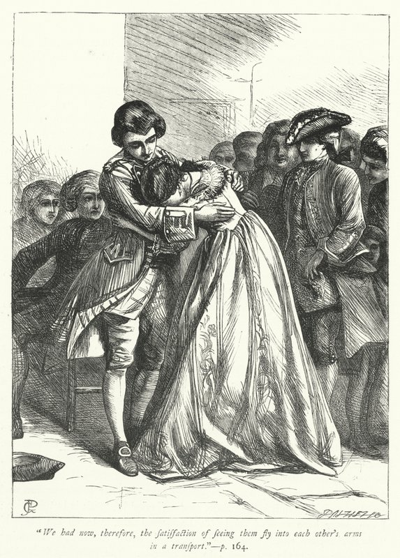 Ilustracja do Wikariusza z Wakefield (grafika) autorstwa George John Pinwell