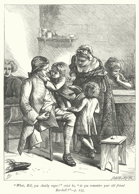 Ilustracja do Wikariusza z Wakefield (grafika) autorstwa George John Pinwell
