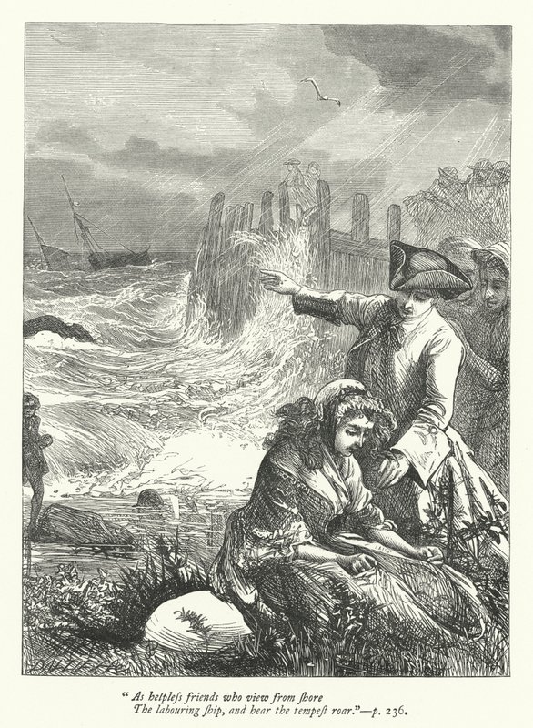 Ilustracja do Threnodia Augustalis (rycina) autorstwa George John Pinwell