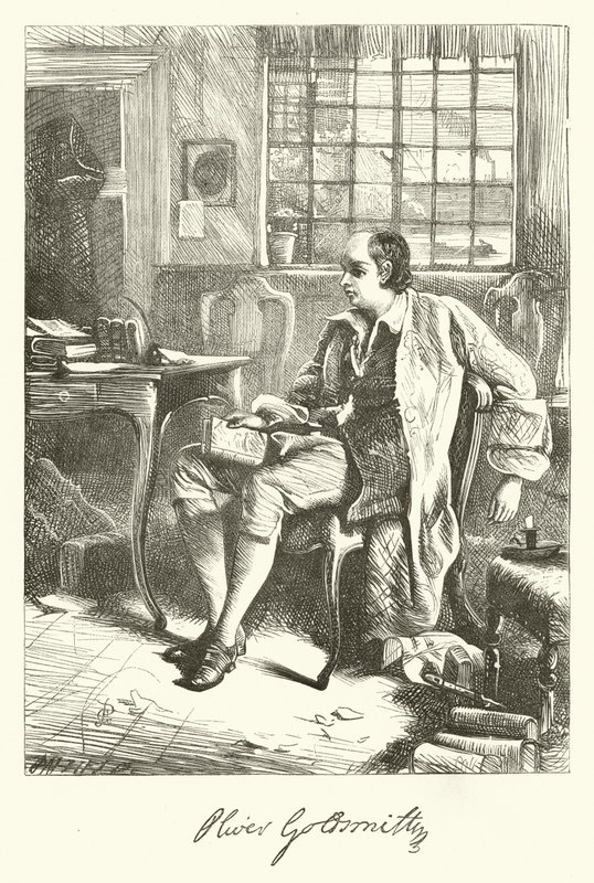 Oliver Goldsmith (Grawerowanie) autorstwa George John Pinwell