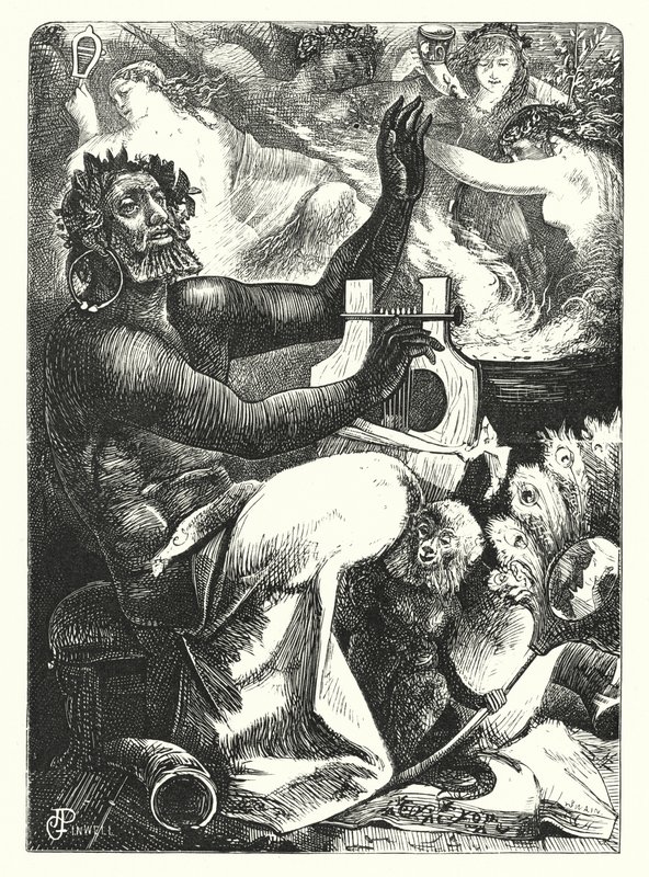 Pan Vinctus - Pan Victor (rycina) autorstwa George John Pinwell
