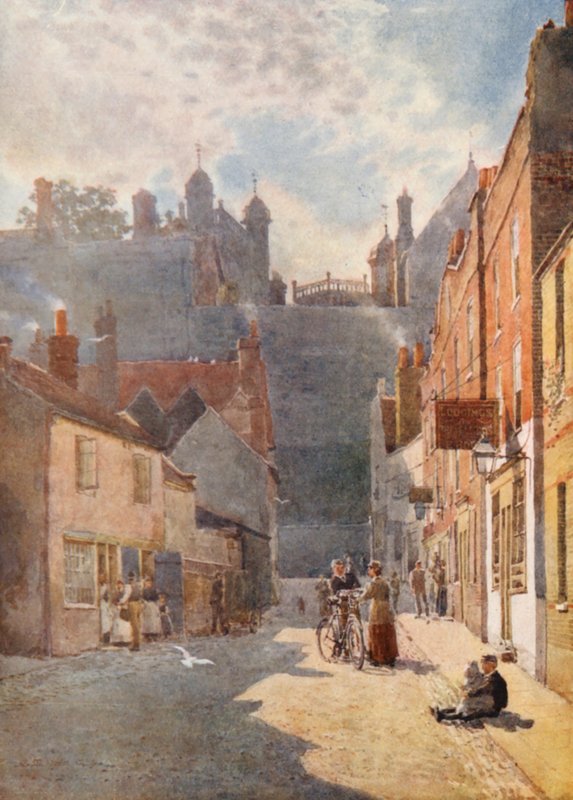 River Street (druk kolorowy) autorstwa George Moore Henton