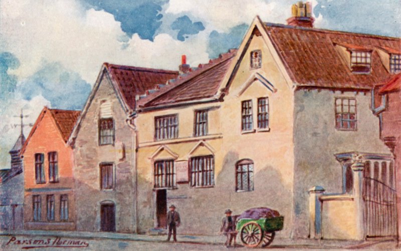 Old Music House, King Street (kolor lito) autorstwa George Parsons Norman