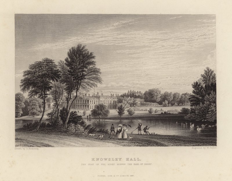 Knowsley Hall autorstwa George Pickering