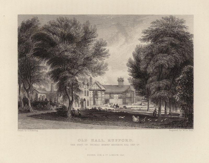 Rufford Old Hall autorstwa George Pickering